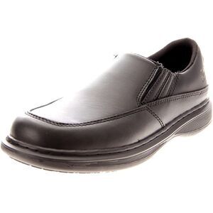 Dr. Doc Martens Mens Shoes 12 Black Leather Slip On Loafer Casual B29‎